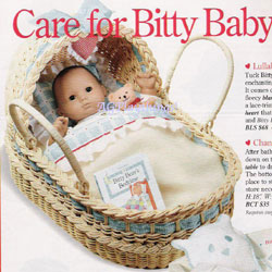 bitty baby moses basket