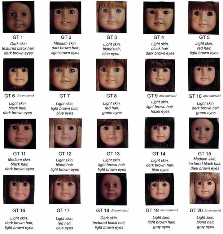 original american girl dolls names