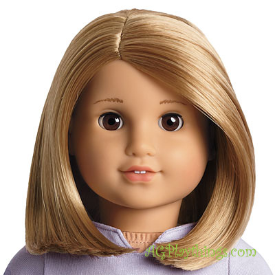 american girl doll short brown hair