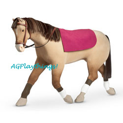 American Girl Doll Nicki's Horse, Tack shops Box & Ranch Outfit